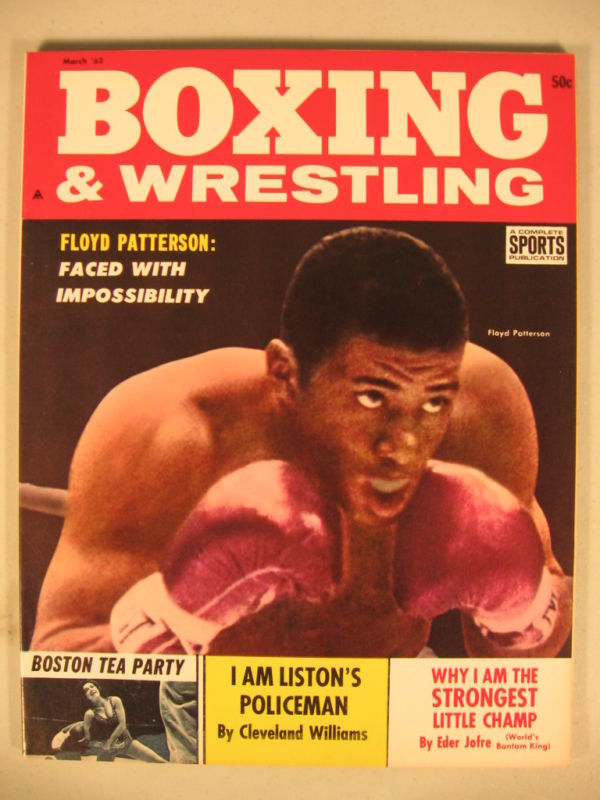 Boxing & Wrestling March 1963 Magazine PWcatalog