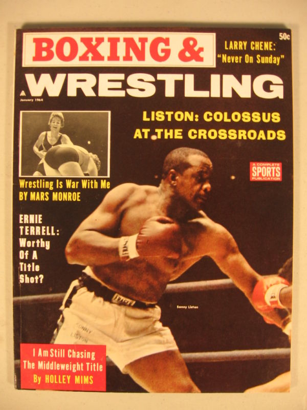 Boxing & Wrestling January 1964 Magazine PWcatalog