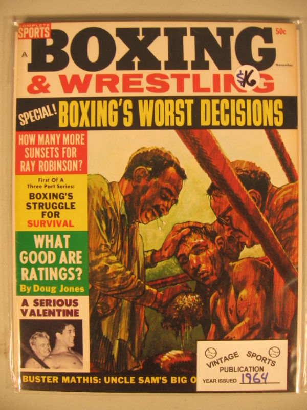 Boxing & Wrestling November 1964 Magazine PWcatalog