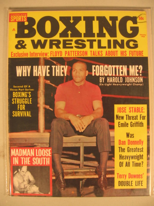 Boxing & Wrestling January 1965 Magazine PWcatalog