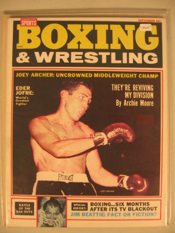 Boxing & Wrestling September 1965 Magazine PWcatalog