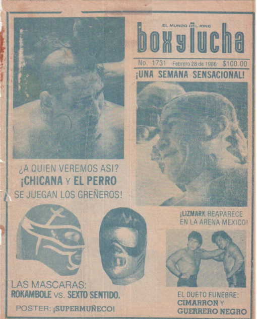 Box Y Lucha Volume 1731 Magazine PWcatalog