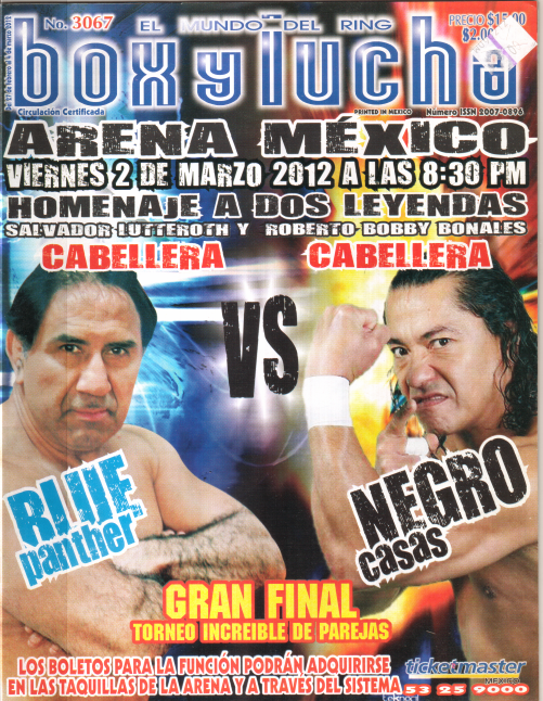 Box Y Lucha Volume 3067 Magazine PWcatalog