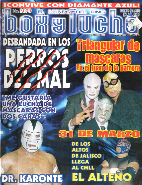 Box Y Lucha Volume 3070 Magazine PWcatalog