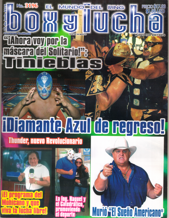 Box Y Lucha Volume 3196 Magazine PWcatalog