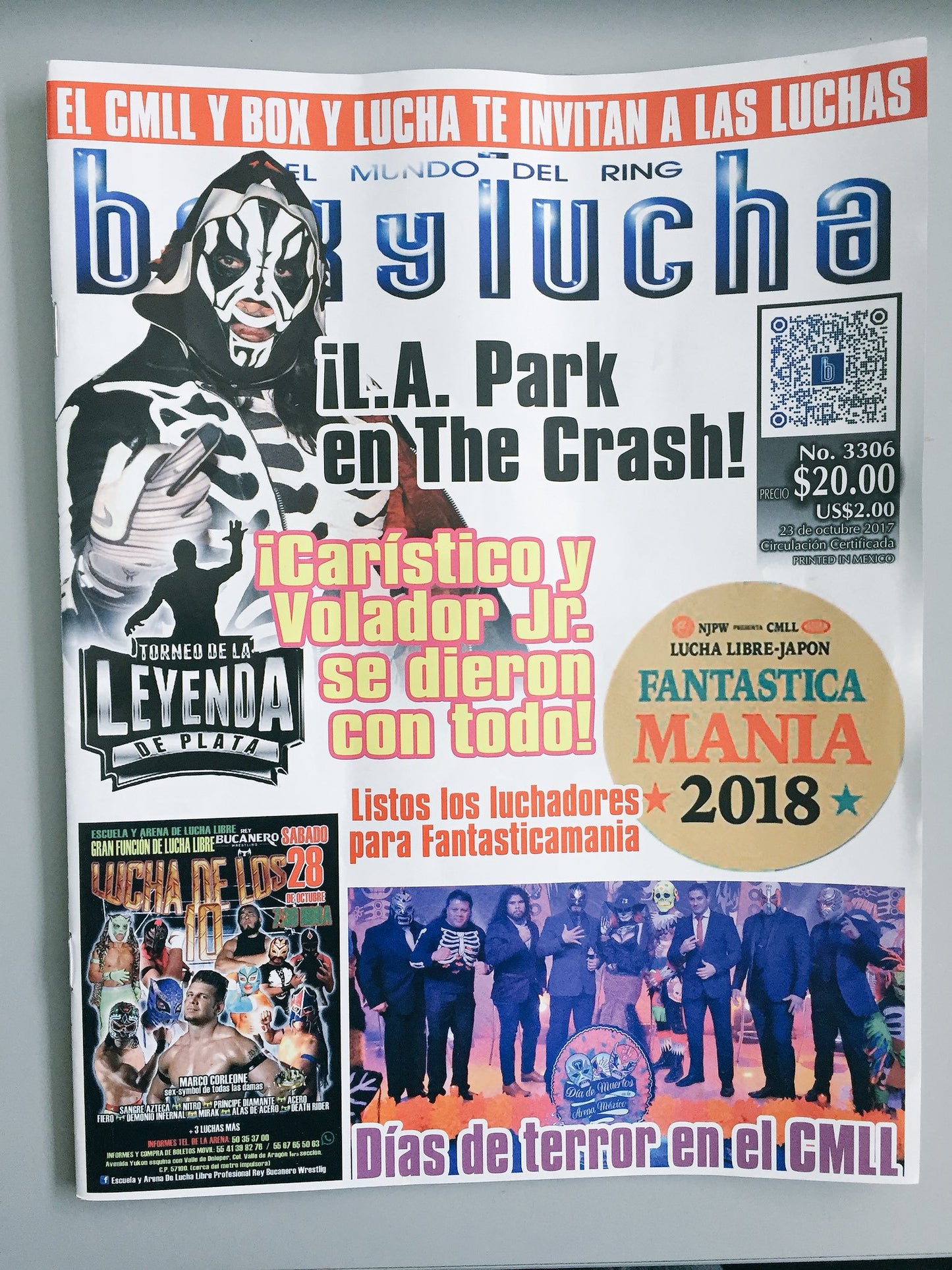 Box Y Lucha Volume 3306 Magazine PWcatalog