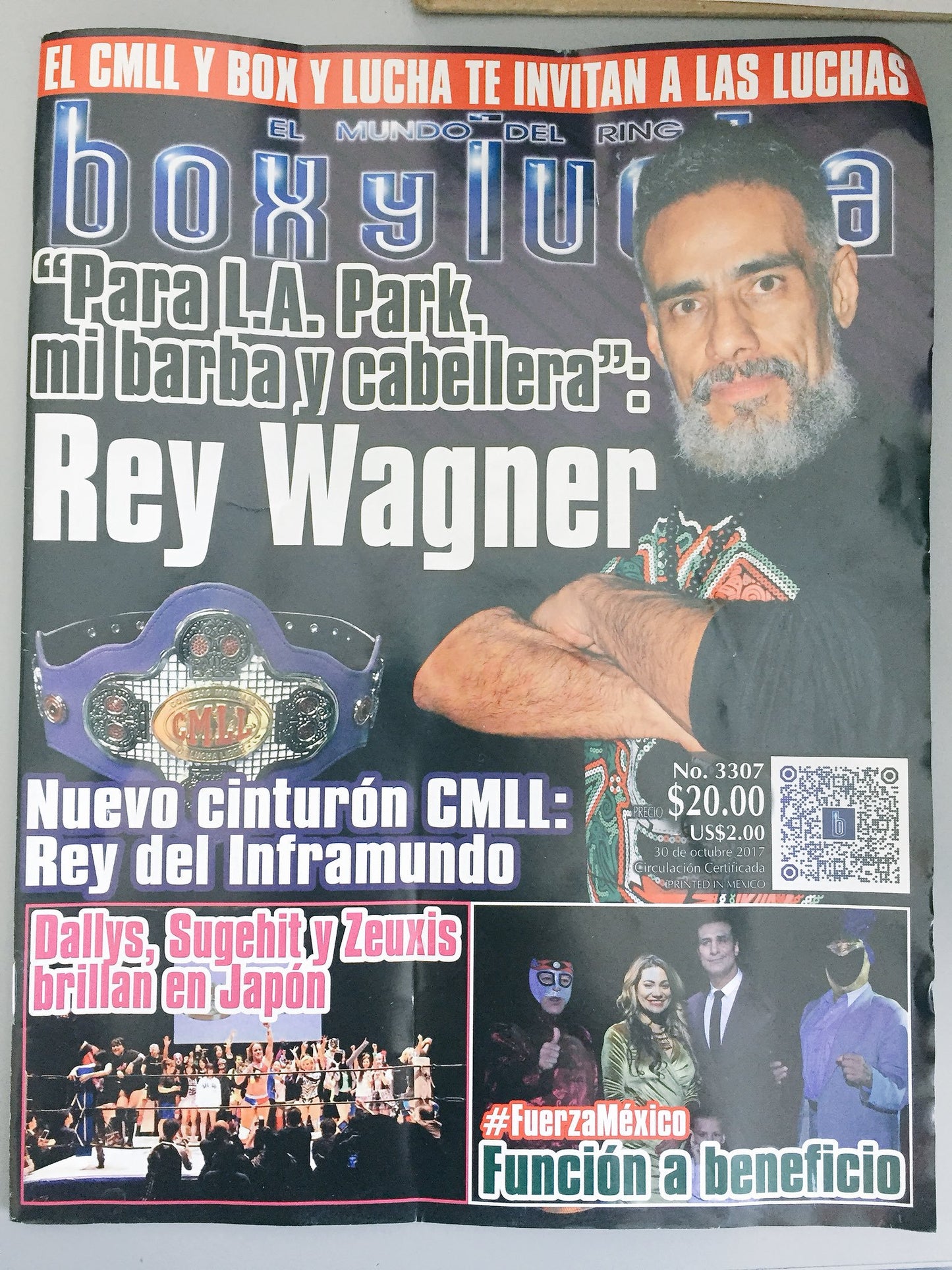 Box Y Lucha Volume 3307 Magazine PWcatalog