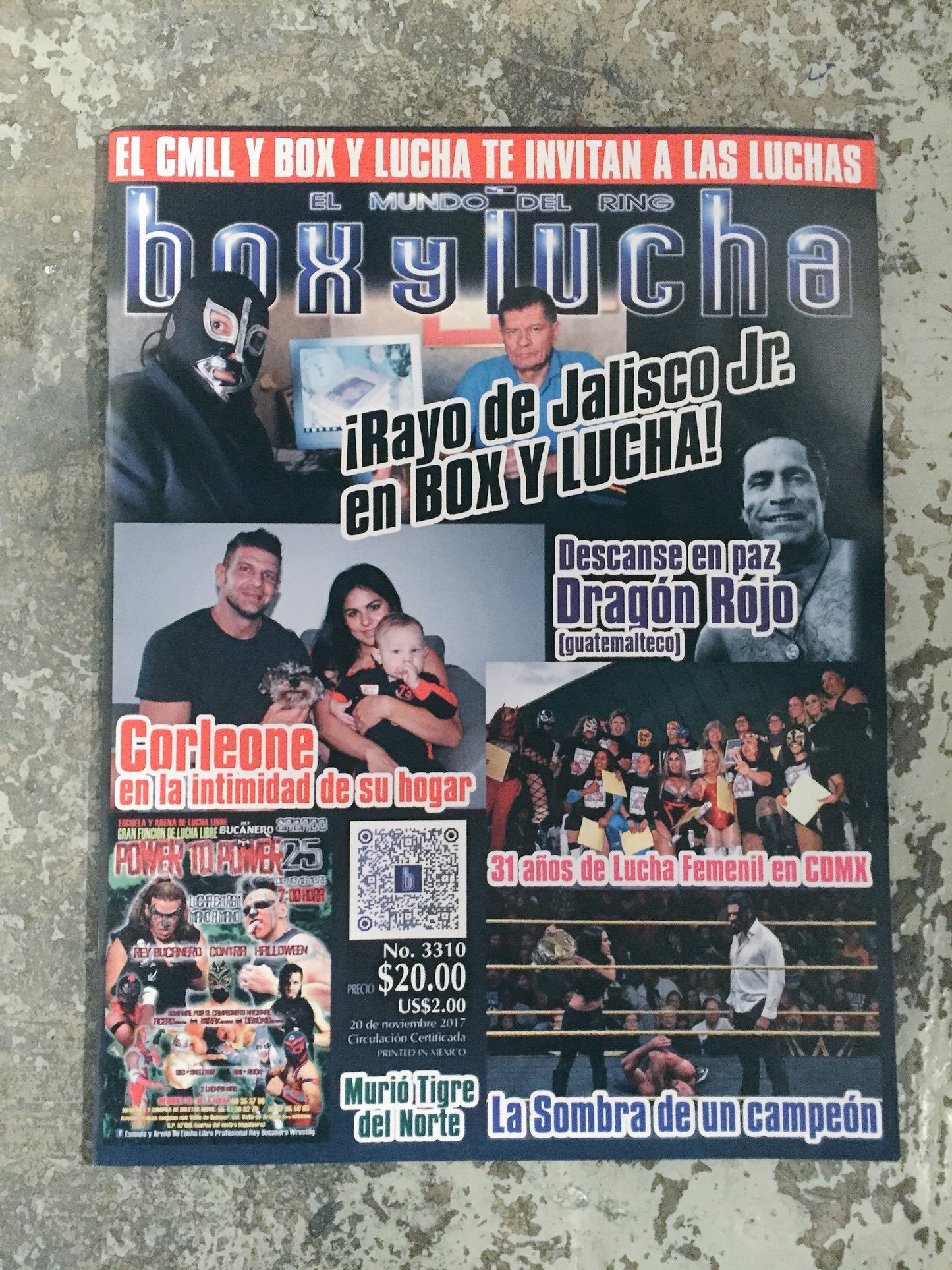 Box Y Lucha Volume 3310 Magazine PWcatalog