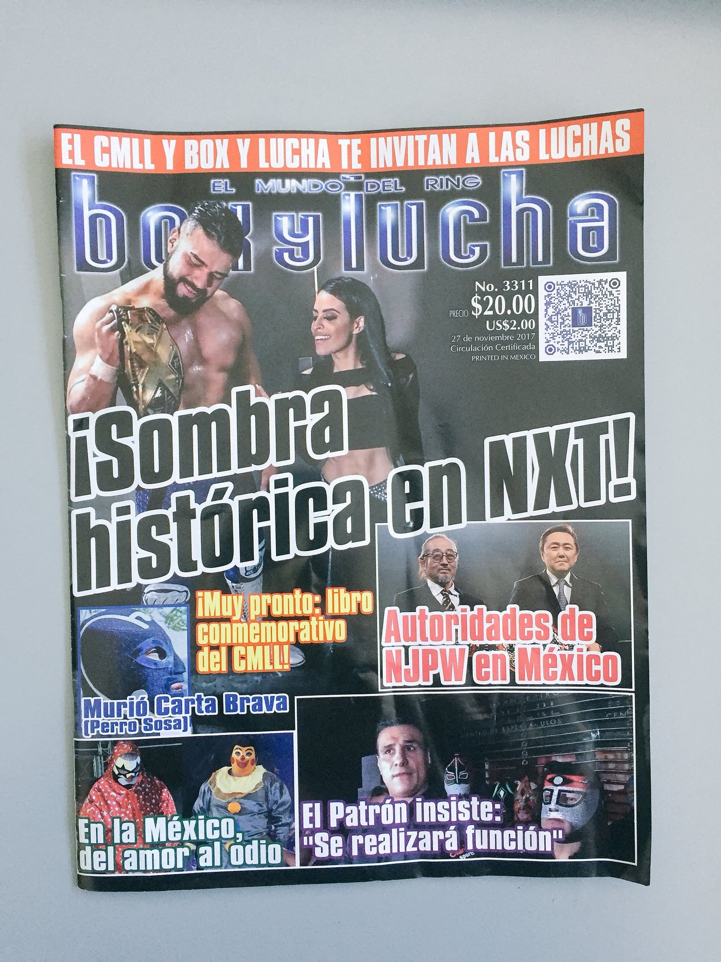 Box Y Lucha Volume 3311 Magazine PWcatalog
