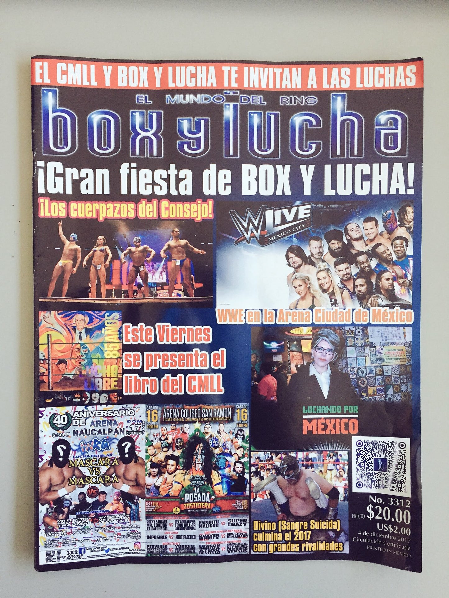 Box Y Lucha Volume 3312 Magazine PWcatalog
