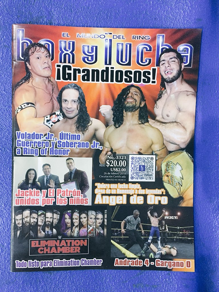 Box Y Lucha Volume 3323 Magazine PWcatalog