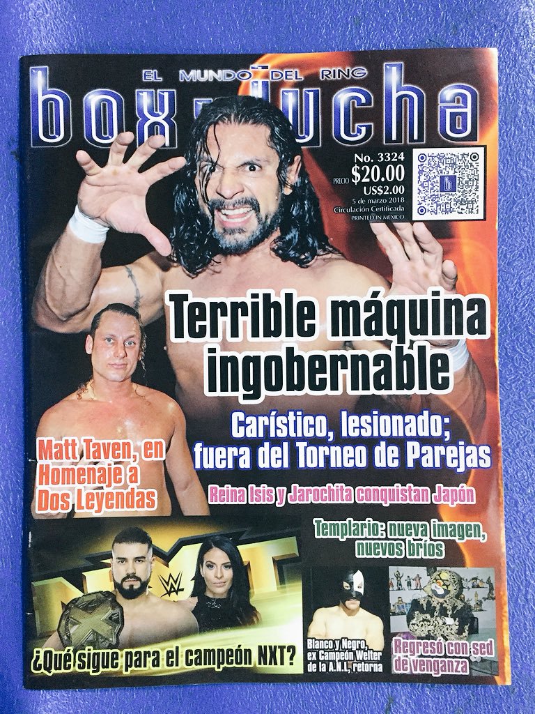 Box Y Lucha Volume 3324 Magazine PWcatalog