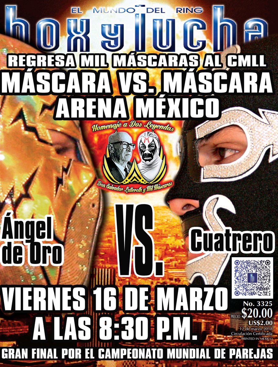 Box Y Lucha Volume 3325 Magazine PWcatalog