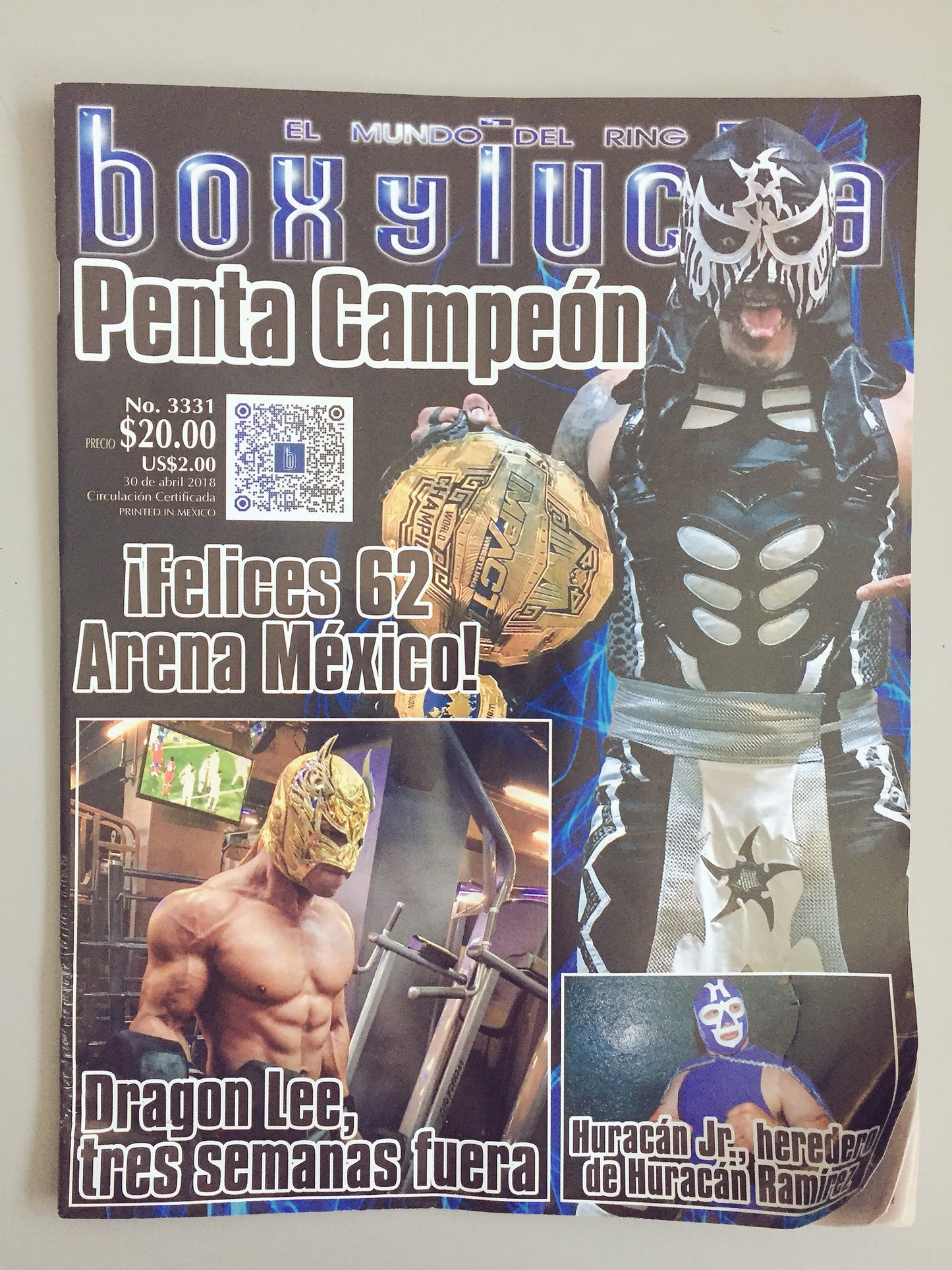 Box Y Lucha Volume 3331 Magazine PWcatalog