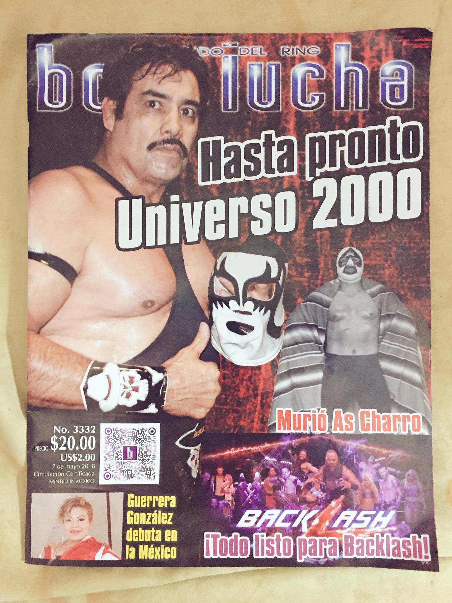 Box Y Lucha Volume 3332 Magazine PWcatalog