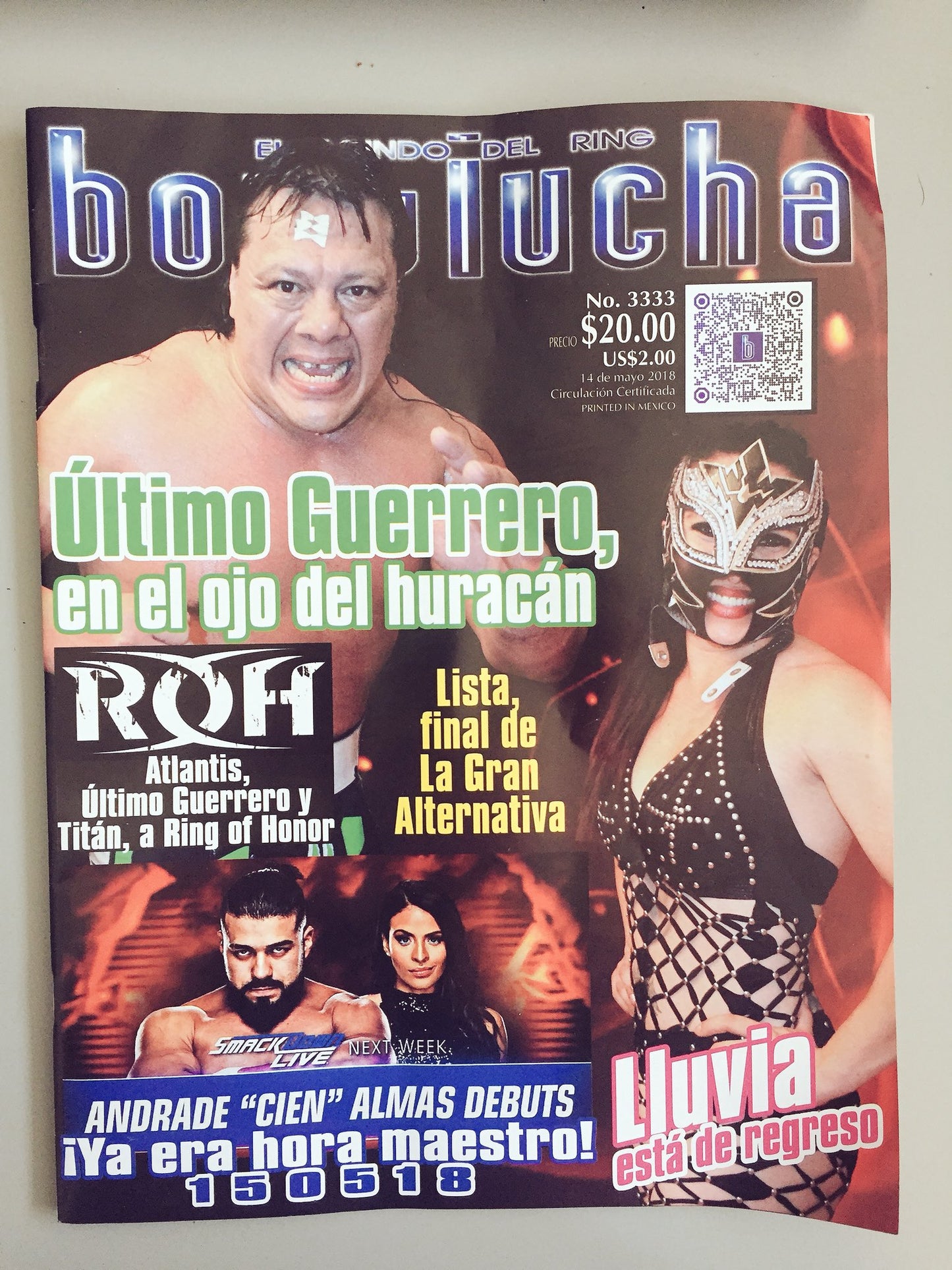 Box Y Lucha Volume 3333 Magazine PWcatalog
