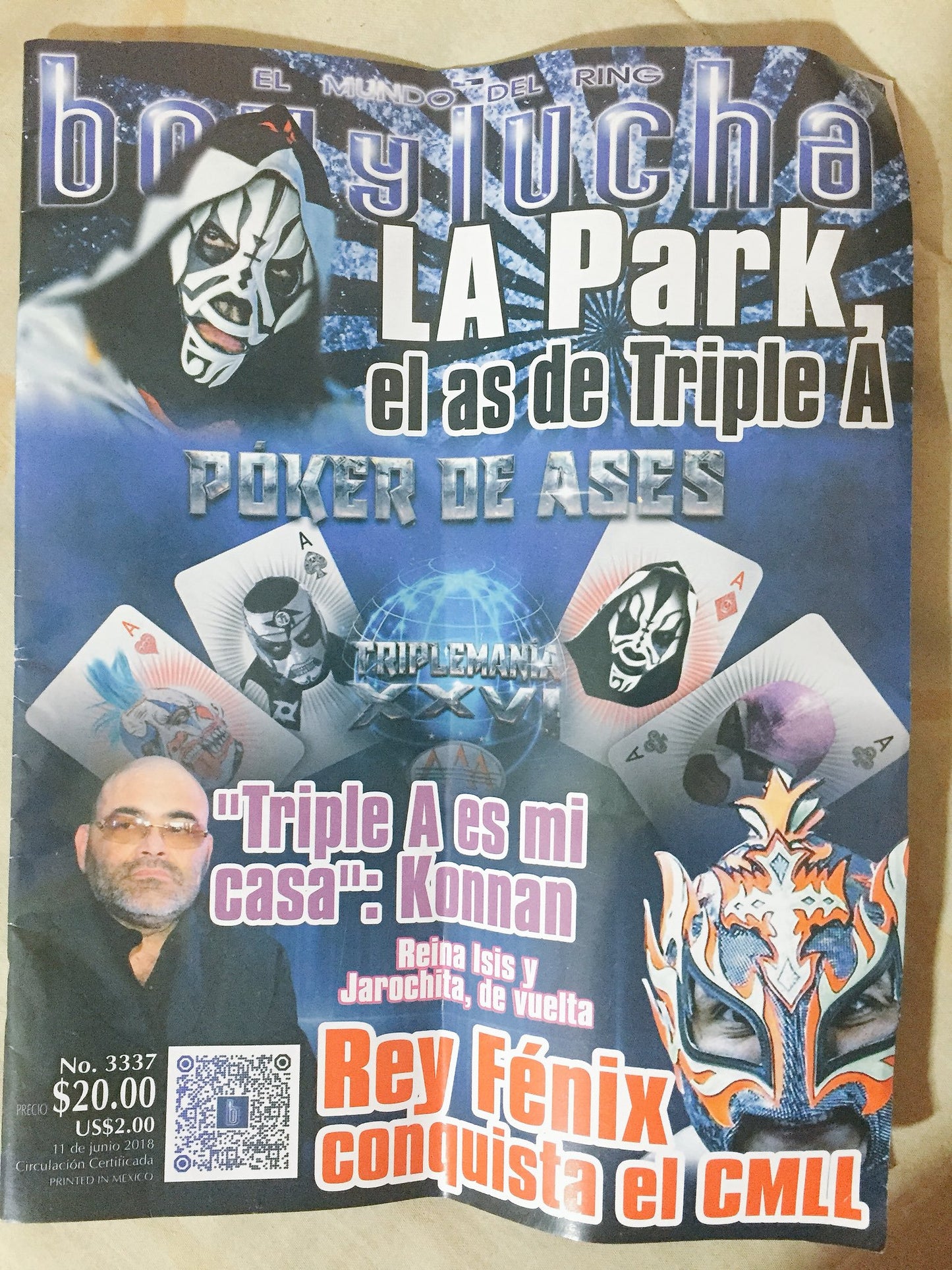 Box Y Lucha Volume 3337 Magazine PWcatalog