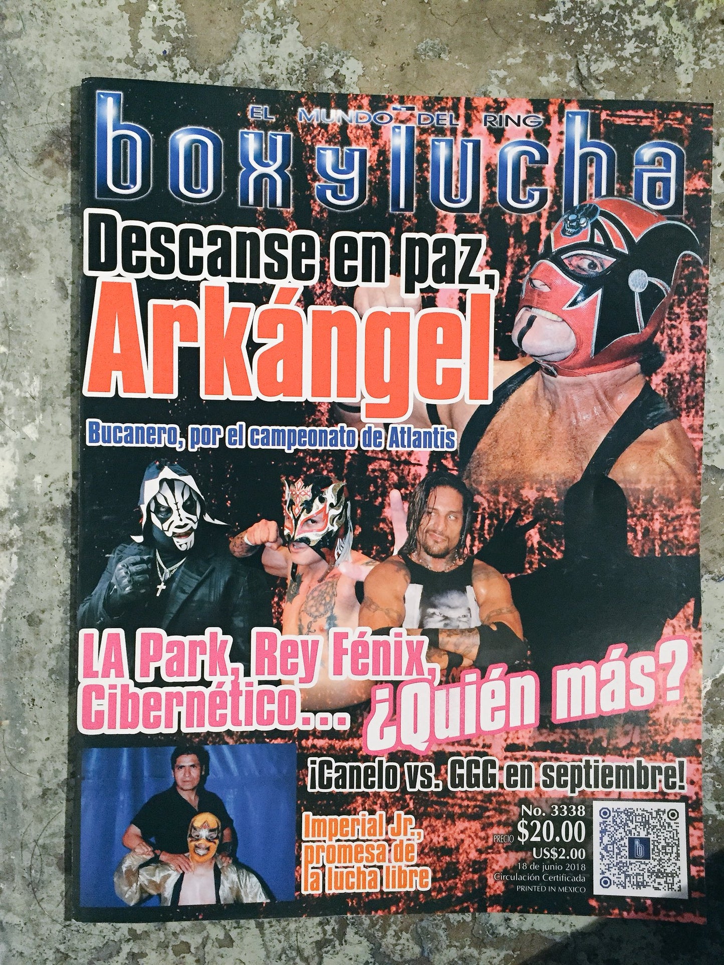 Box Y Lucha Volume 3338 Magazine PWcatalog