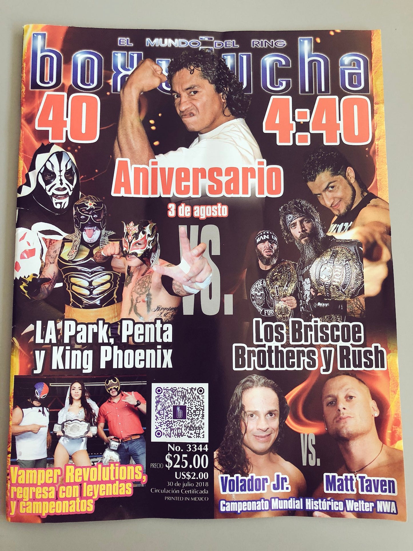 Box Y Lucha Volume 3344 Magazine PWcatalog