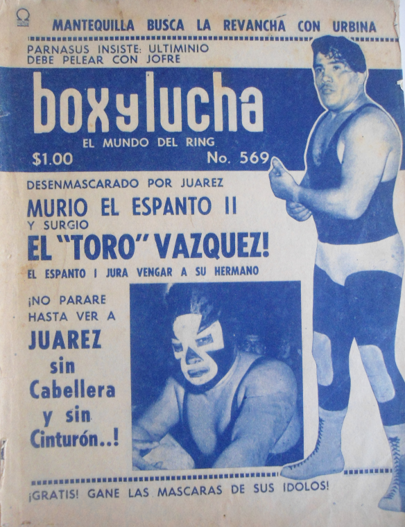 Box Y Lucha Volume 569 Magazine PWcatalog