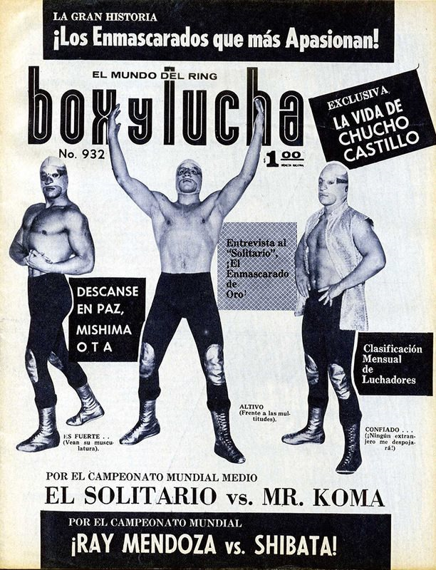 Box Y Lucha Volume 932 Magazine PWcatalog