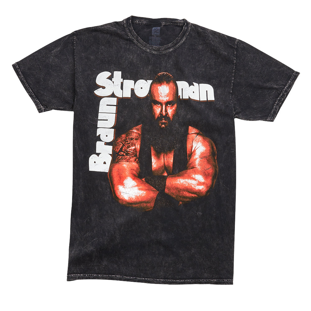 Braun Strowman Get These Hands Mineral Wash T-Shirt Pwcatalog