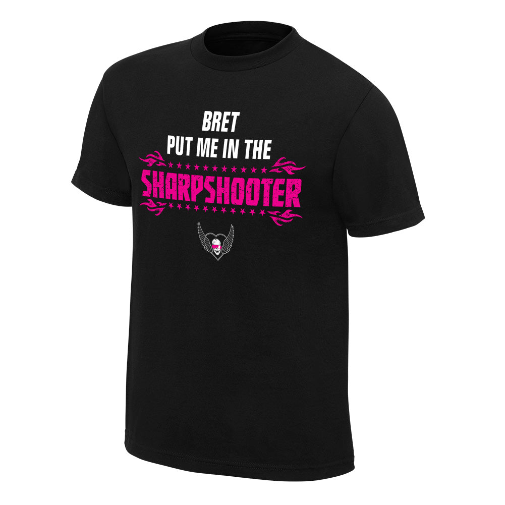 Bret Hart Bret Put Me in the Sharpshooter Finisher T-Shirt Pwcatalog
