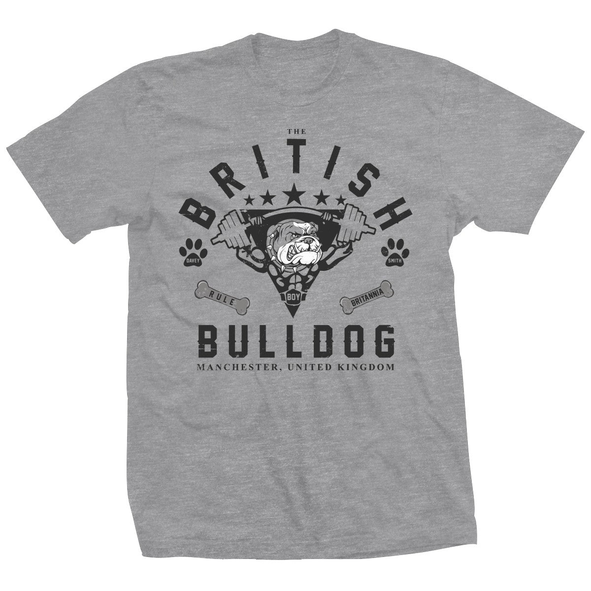 British Bulldog Weights T-Shirt Pwcatalog