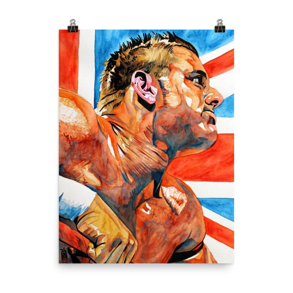 British Bulldog x Rob Schamberger 18x24 Giclée Art Print Pwcatalog