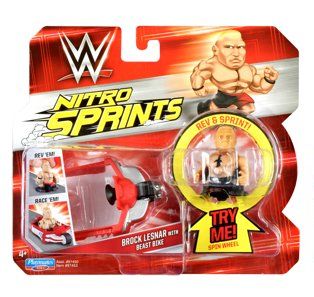 WWE nitro sprints Brock Lesnar by Playmates PWcatalog