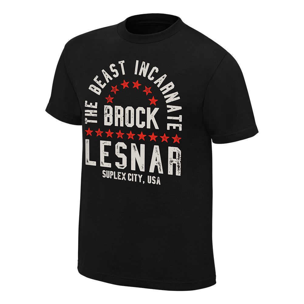 Brock Lesnar Beast Incarnate Suplex City Vintage T-Shirt Pwcatalog
