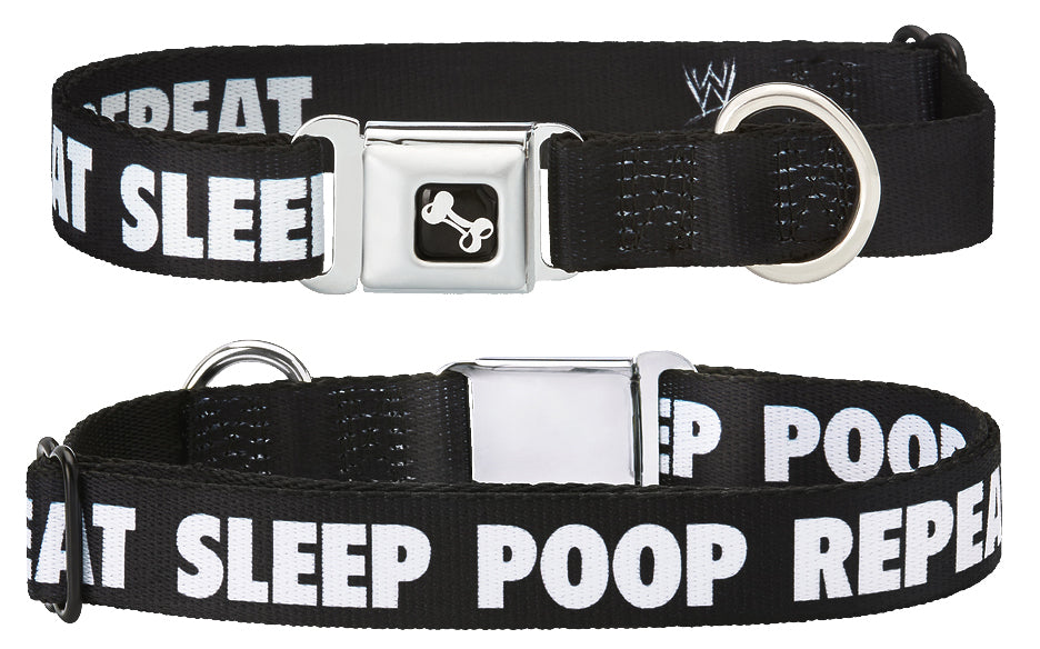 Brock Lesnar Eat, Sleep, Poop, Repeat Dog Collar Pwcatalog