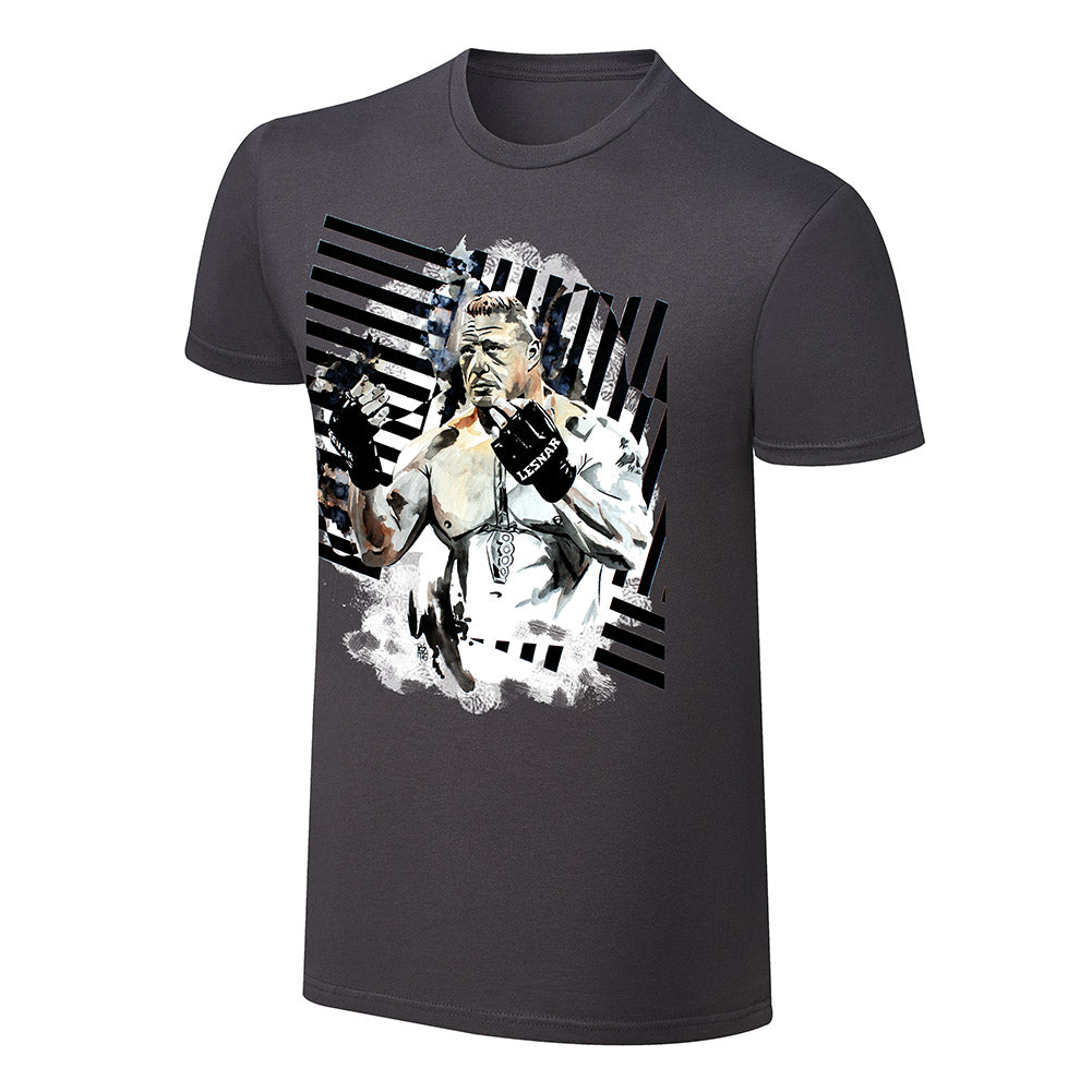 Brock Lesnar Rob Schamberger Artwork T-Shirt Pwcatalog