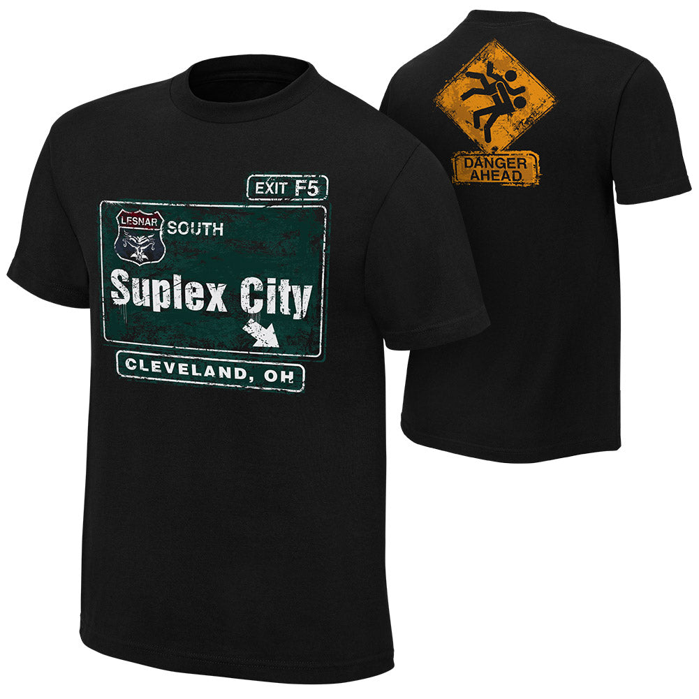 Brock Lesnar Suplex City Cleveland Authentic T-Shirt Pwcatalog
