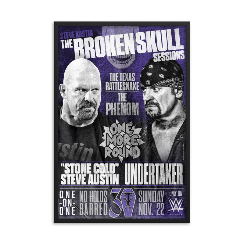Broken Skull Sessions Undertaker Framed 24x36 Poster Pwcatalog