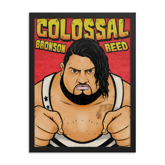 Bronson Reed Colossal 18x24 Framed Giclée Art Print Poster