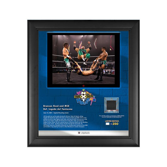 Bronson Reed & MSK NXT TakeOver In Your House 2021 15x17 Commemorative Plaque