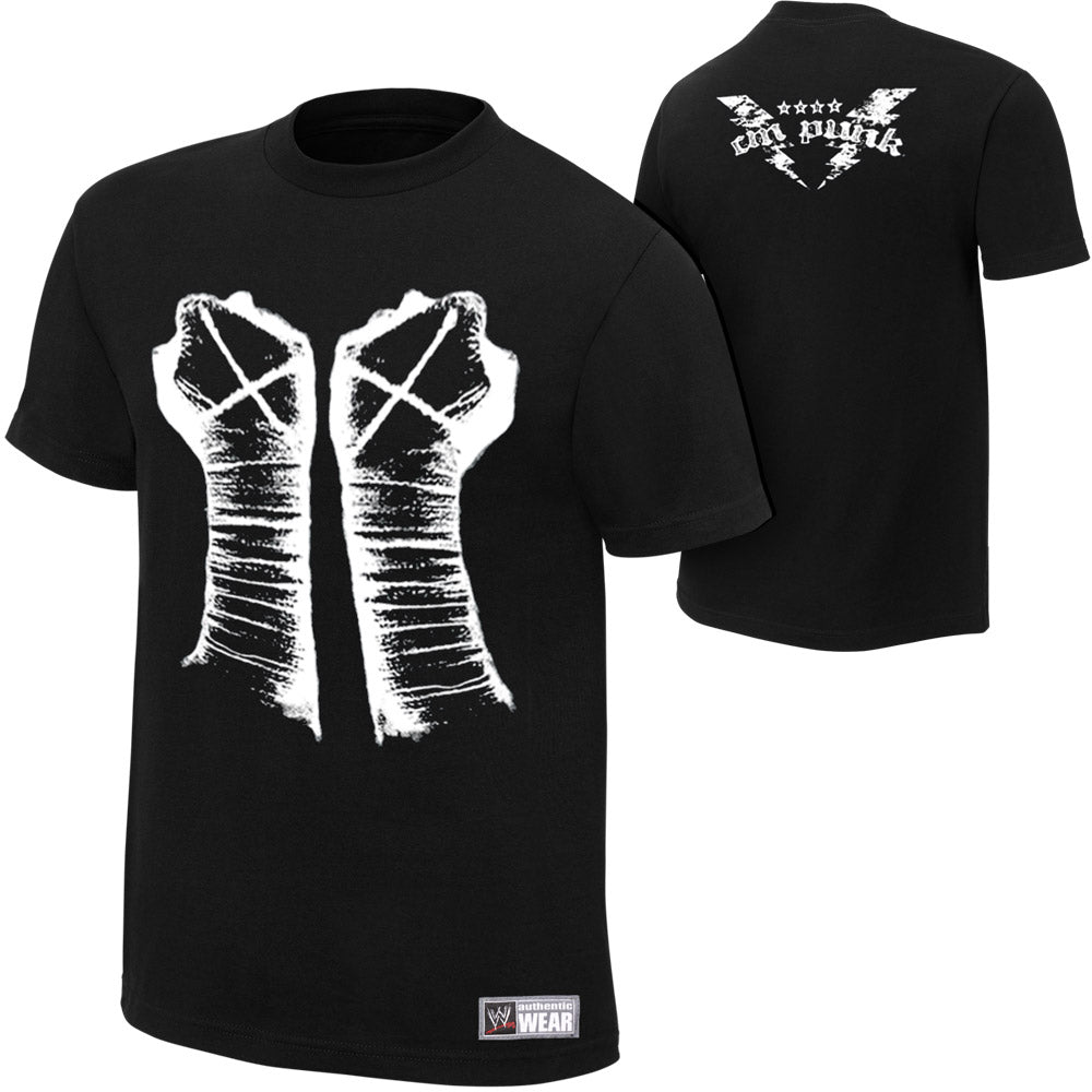 CM Punk Fists T-Shirt Pwcatalog