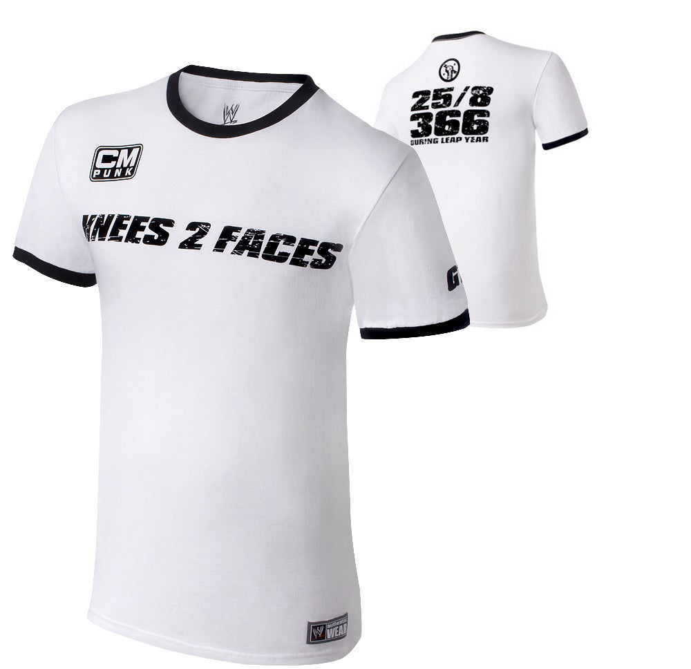 CM Punk Knees 2 Faces T-Shirt Pwcatalog