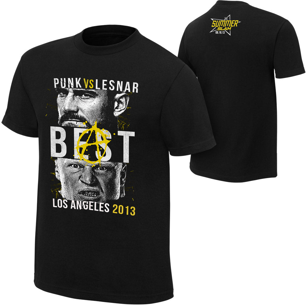CM Punk vs. Brock Lesnar SummerSlam T-Shirt Pwcatalog