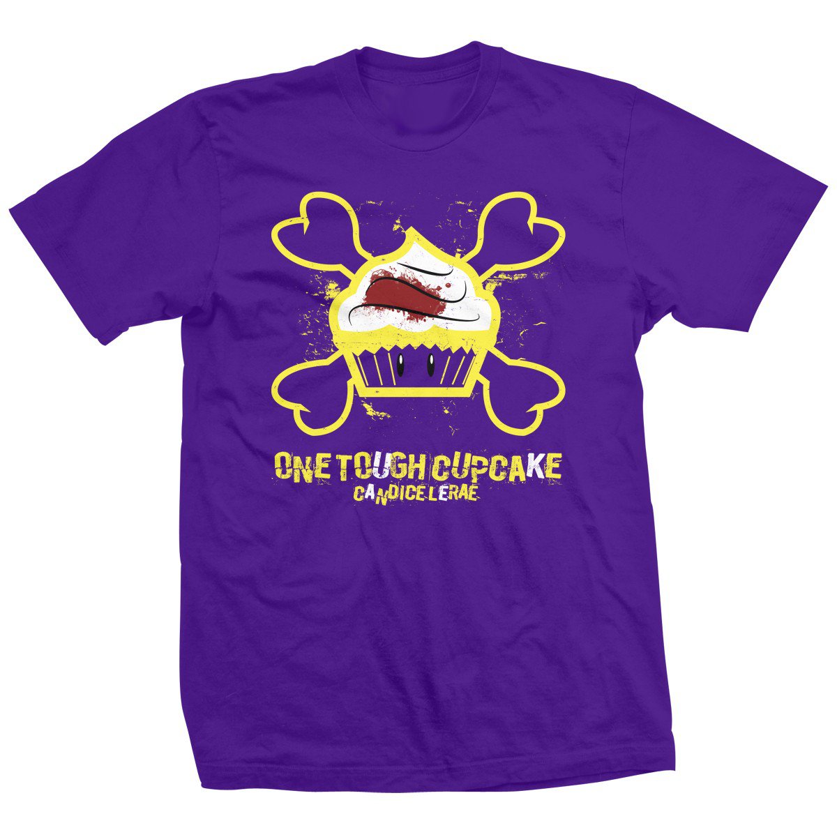 Candice LeRae One Tough Cupcake (Purple) Shirt Pwcatalog