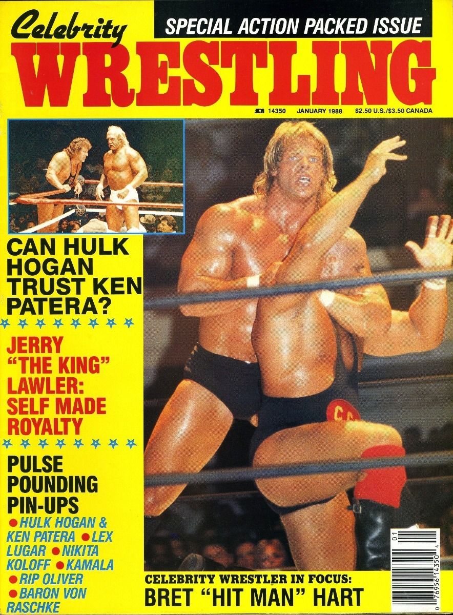 Celebrity Wrestling January 1988 Magazine PWcatalog