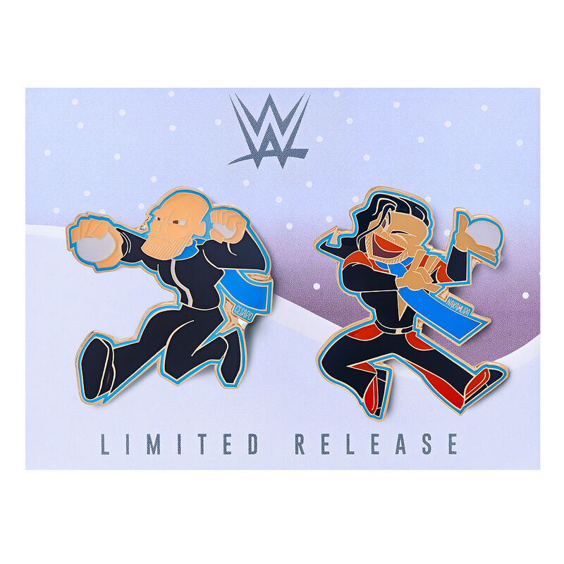 Cesaro & Nakamura Snowball Fight Limited Edition Pin Set Pwcatalog