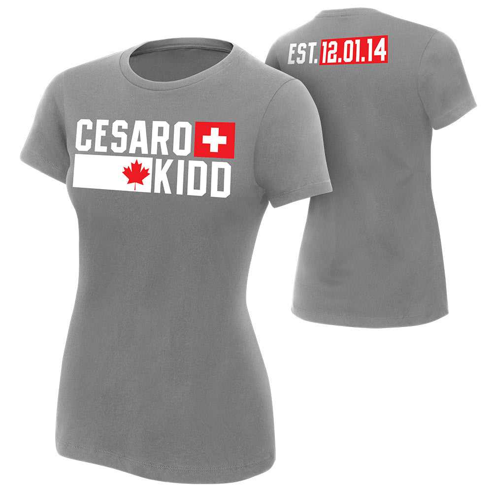 Cesaro & Tyson Kidd Established Women's Authentic T-Shirt Pwcatalog