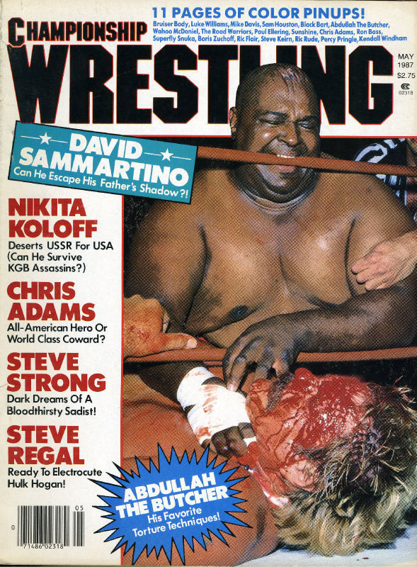 Championship Wrestling May 1987 Magazine PWcatalog