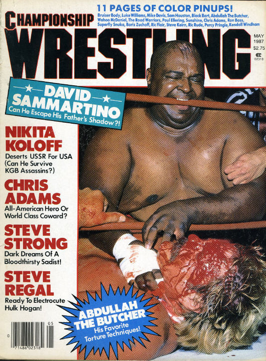 Championship Wrestling May 1987 Magazine PWcatalog