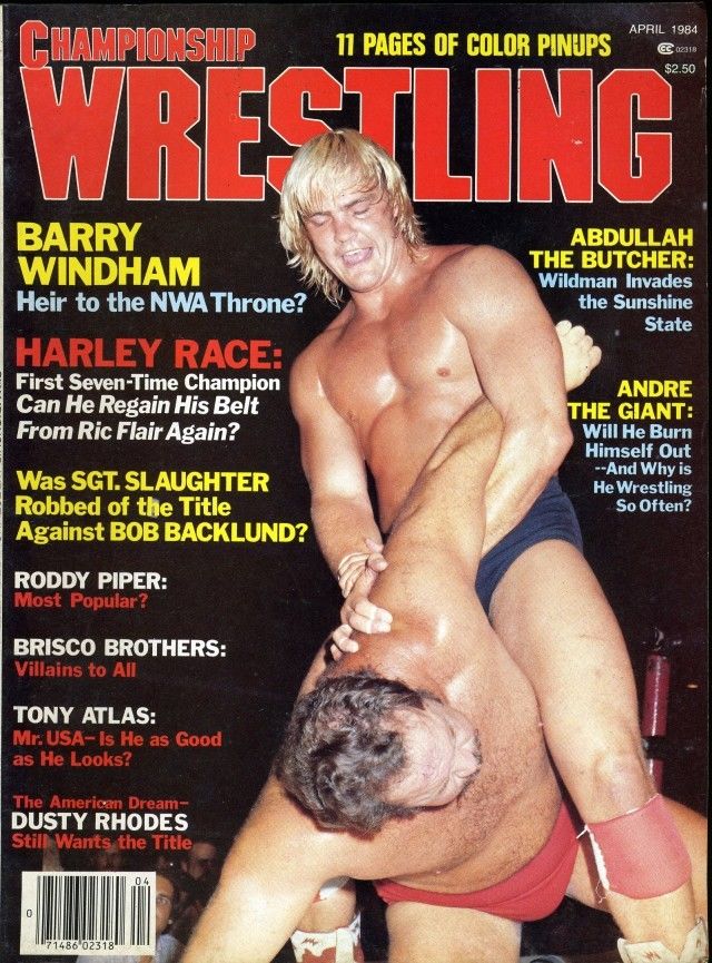 Championship Wrestling April 1984 Magazine PWcatalog