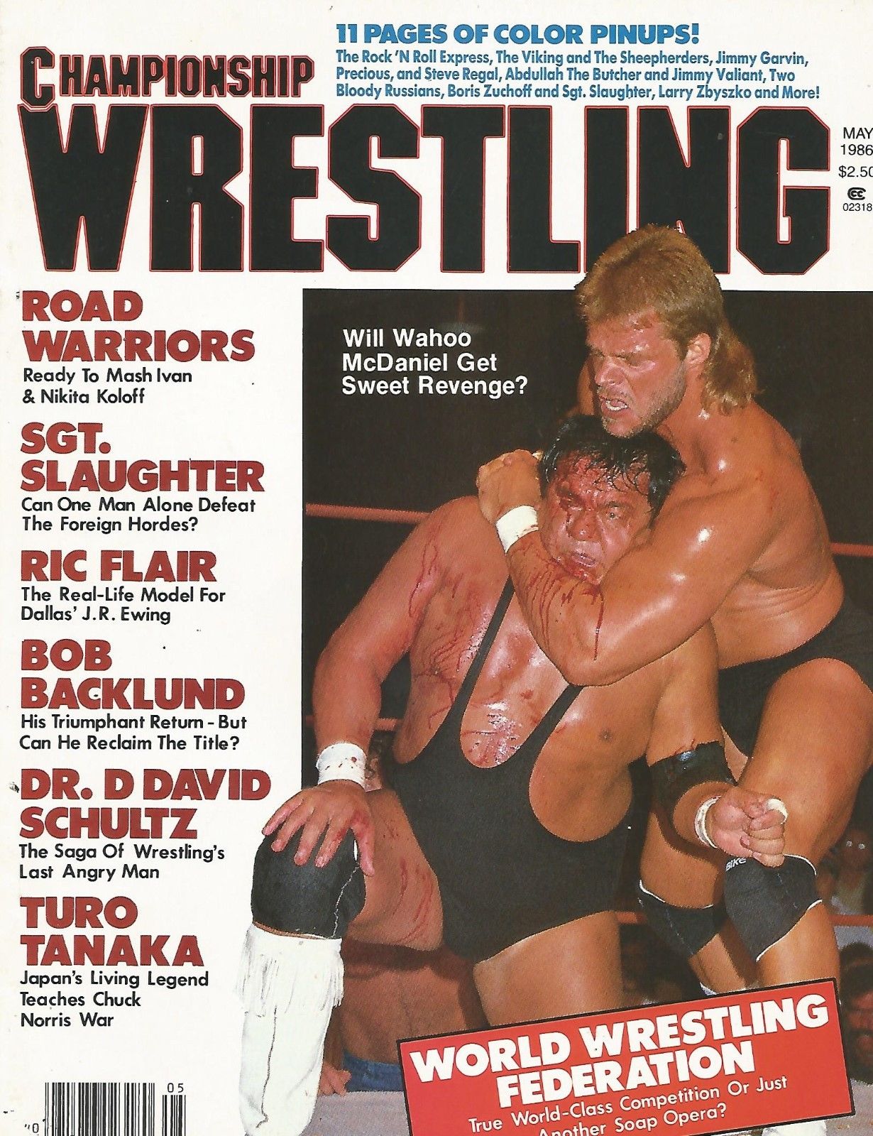 Championship Wrestling May 1986 Magazine PWcatalog