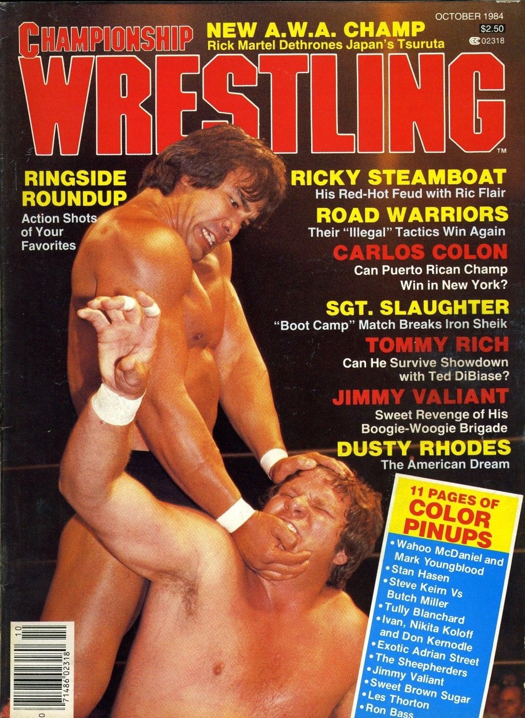 Championship Wrestling October 1984 Magazine PWcatalog