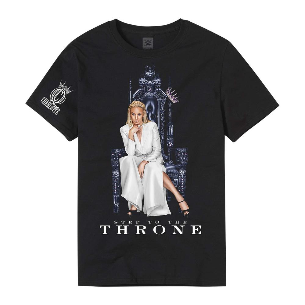 Charlotte Flair Step To The Throne Authentic T-Shirt Pwcatalog